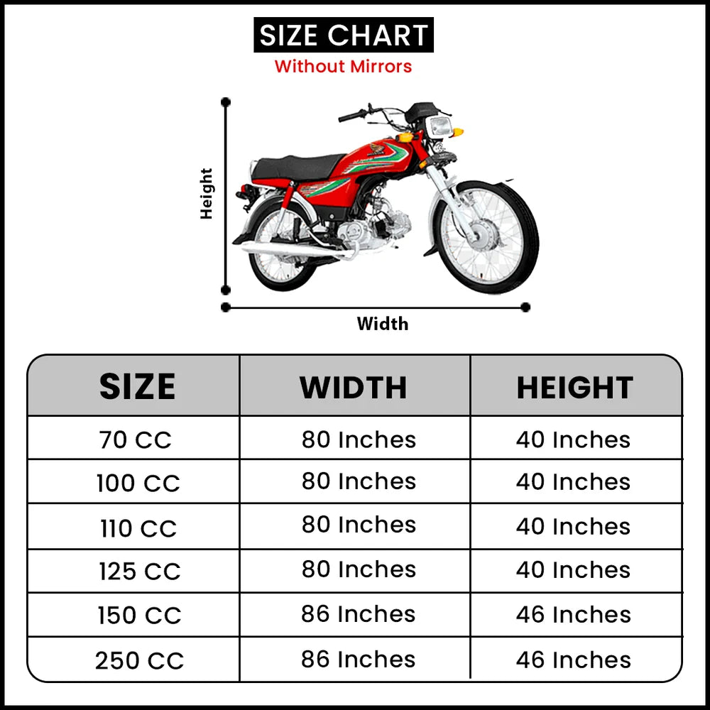 Homie Poly-Cotton Waterproof, Dustproof & Anti-Scratch Bike Cover