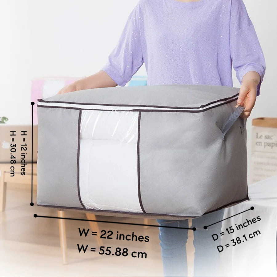 HOMIE 120 GSM Non-Woven Blankets & Clothes Storage Bag