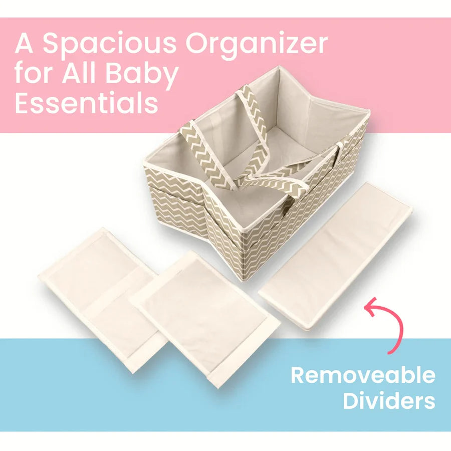 Diaper Caddy Organizer | Keep Baby Essentials Organized