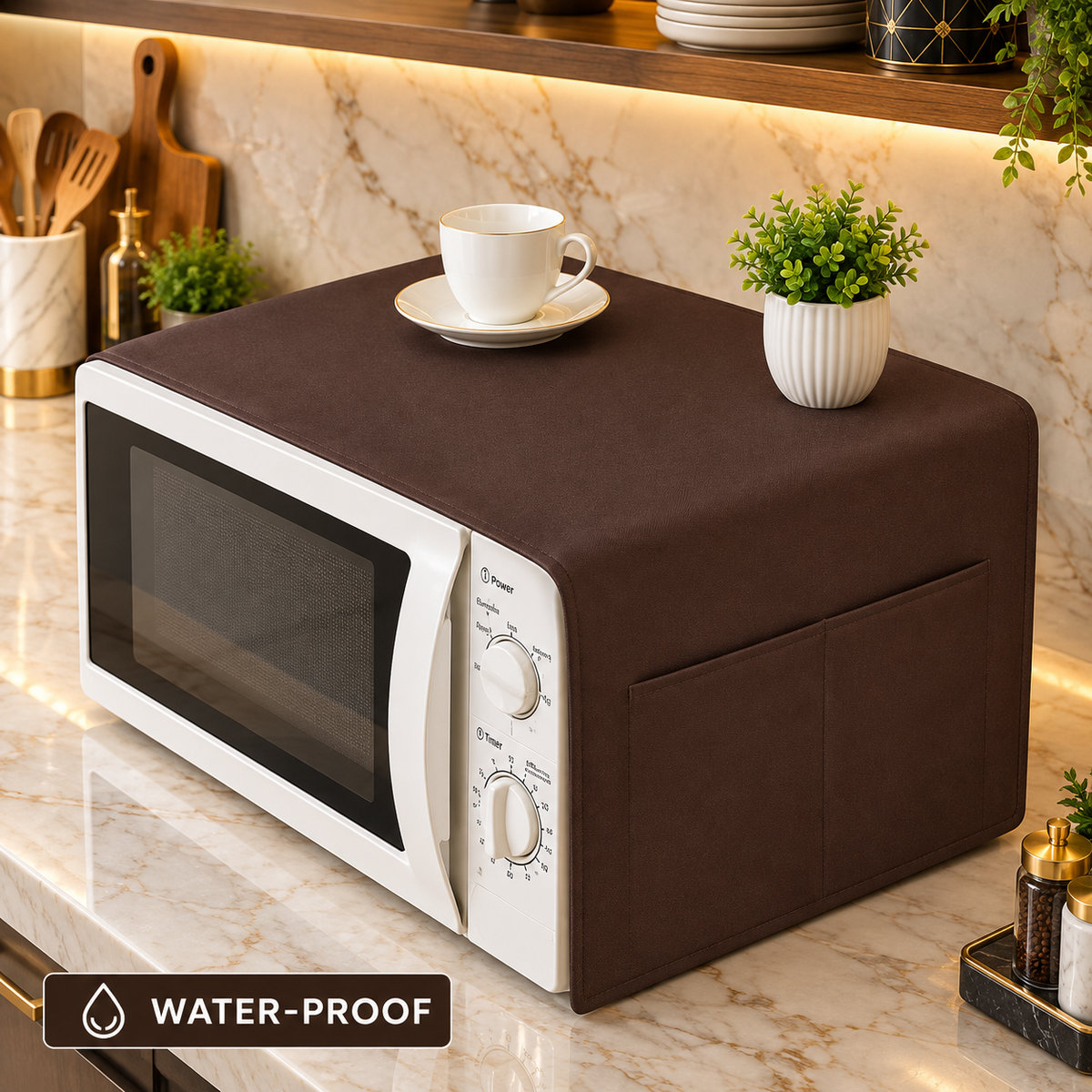 HOMIE Waterproof Quilted Microwave Oven Cover