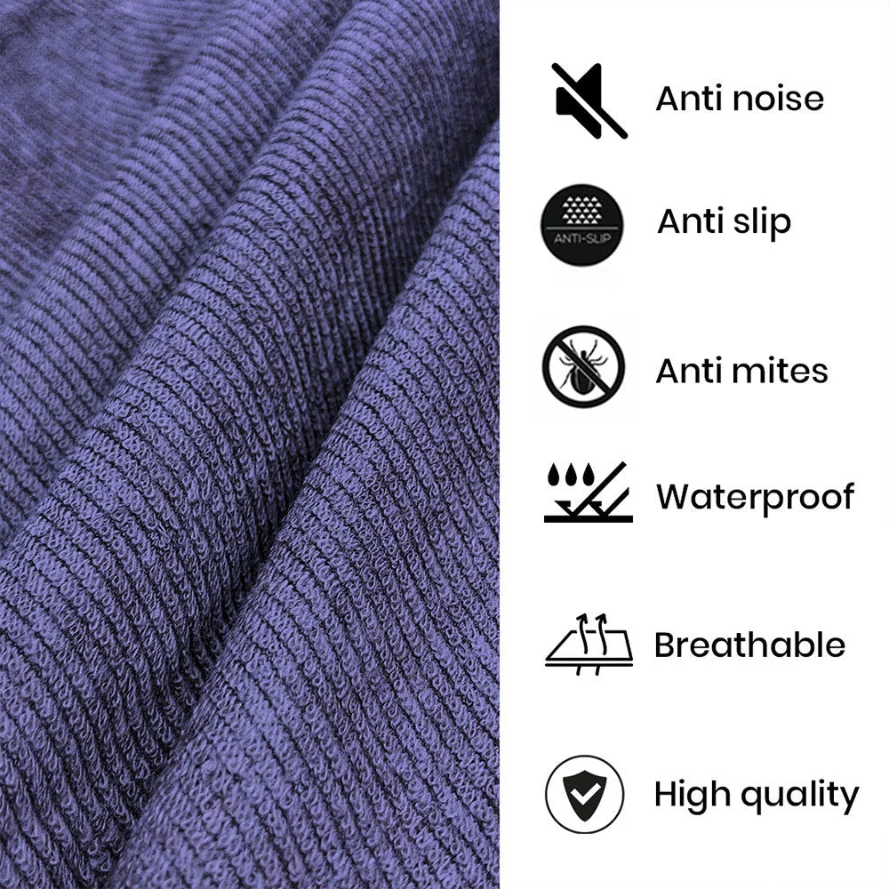 Homie Terry Cotton Mattress Protector – 100% Waterproof, Soft & Breathable