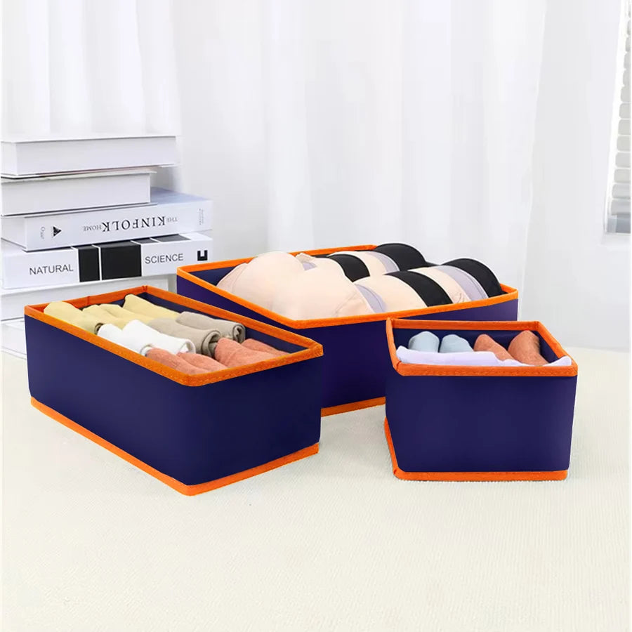 Pack of 3 Homie Drawer Organizers | Dyed Blue