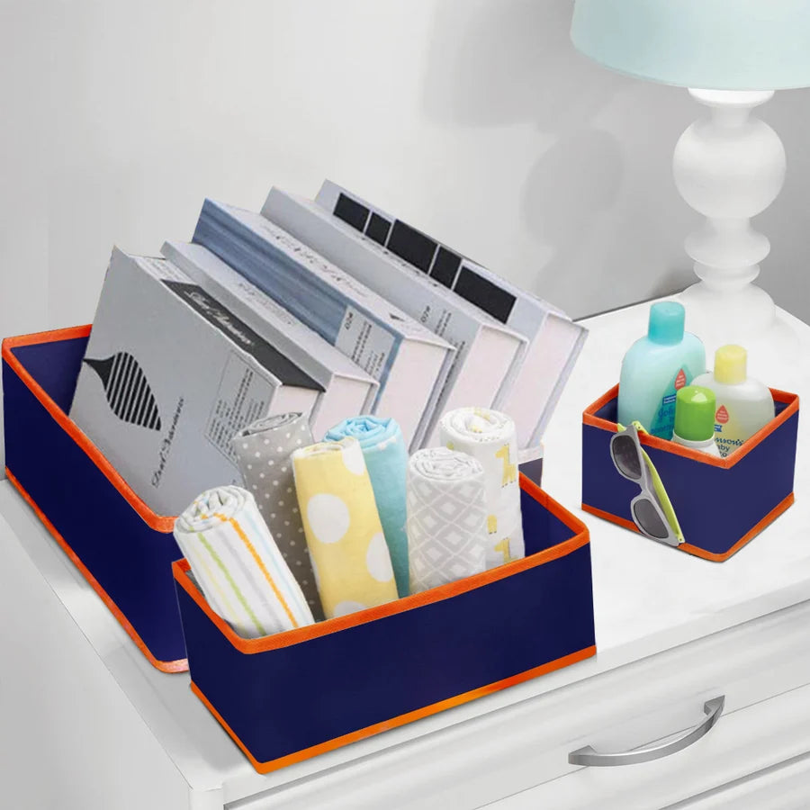 Pack of 3 Homie Drawer Organizers | Dyed Blue