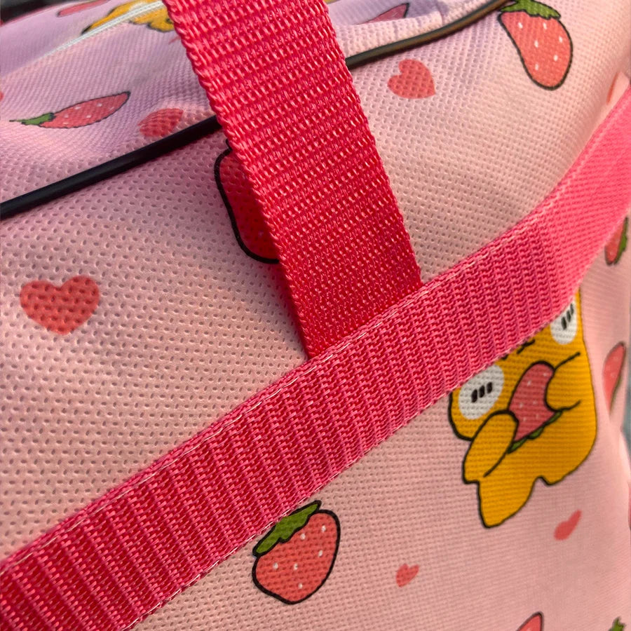 HOMIE 120 GSM Non-Woven Storage Bag – Strawberry & Bear