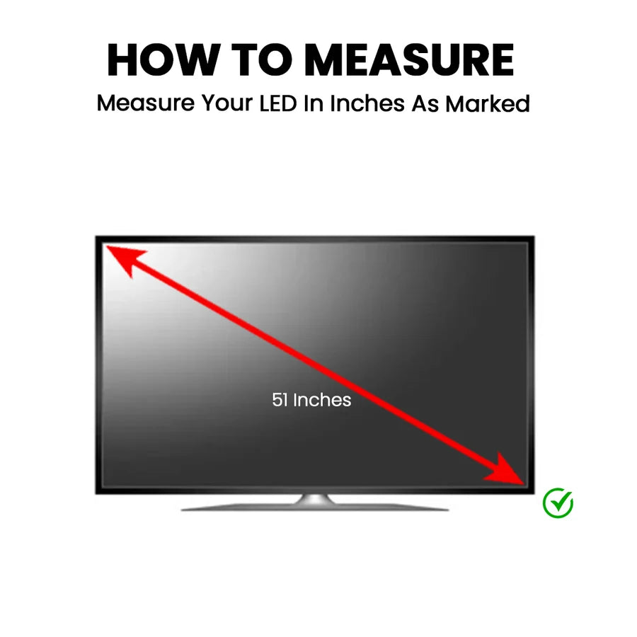 HOMIE Quilted Dust-proof LCD/LED TV Cover